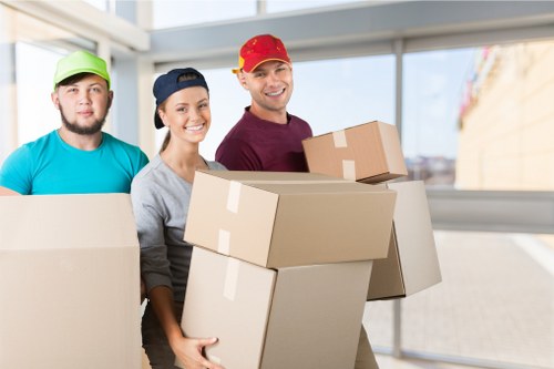 Removal company helping with a home move in Denmark