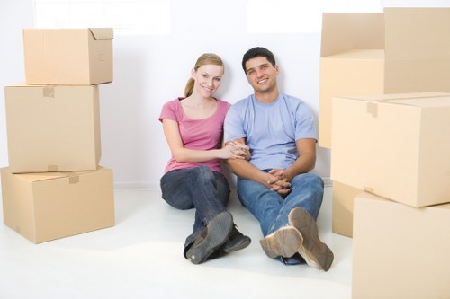 Furniture removal crew loading items for pick-up in Denmark