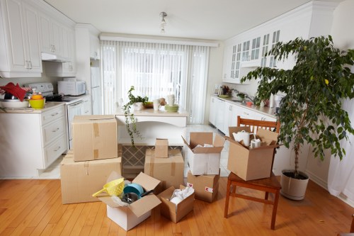 Moving boxes and furniture with a local man with van service in Denmark