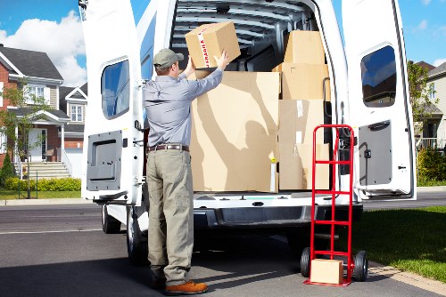 Commercial removals van service for an office move in Denmark