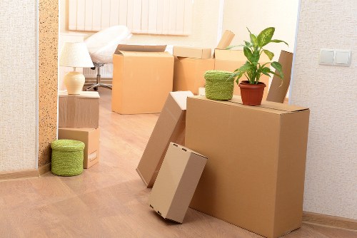 Customer reviewing a moving service booking and quotation